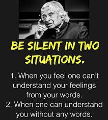 When to be Silent